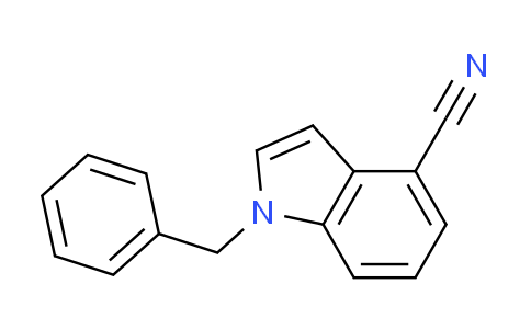CAS No. 177548-00-4, 1-benzyl-1H-indole-4-carbonitrile