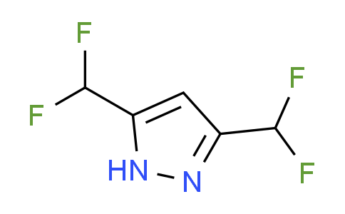CAS No. 77614-79-0, 3,5-bis(difluoromethyl)-1H-pyrazole