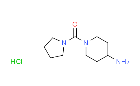 CAS No. 1269052-81-4, 1-(1-pyrrolidinylcarbonyl)-4-piperidinamine hydrochloride