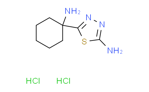 CAS No. 1293924-34-1, 5-(1-aminocyclohexyl)-1,3,4-thiadiazol-2-amine dihydrochloride
