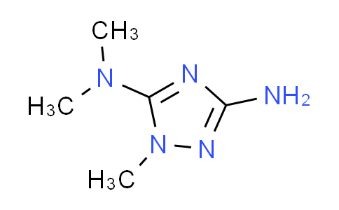 CAS No. 26668-70-2, N~5~,N~5~,1-trimethyl-1H-1,2,4-triazole-3,5-diamine