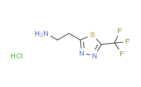 CAS No. 1609396-17-9, {2-[5-(trifluoromethyl)-1,3,4-thiadiazol-2-yl]ethyl}amine hydrochloride
