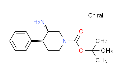 tert-butyl trans-3-amino-4-phenyl-1-piperidinecarboxylate