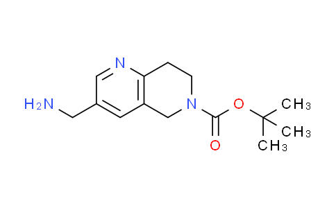 CAS No. 1824323-85-4, tert-butyl 3-(aminomethyl)-7,8-dihydro-1,6-naphthyridine-6(5H)-carboxylate