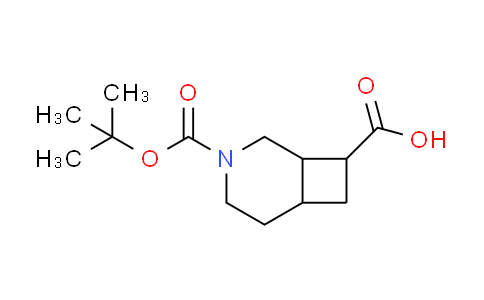 CAS No. 1251020-28-6, rac-(1R,6S,8R)-3-(tert-butoxycarbonyl)-3-azabicyclo[4.2.0]octane-8-carboxylic acid