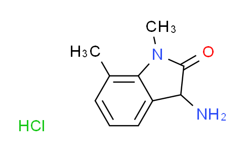 CAS No. 1332528-33-2, 3-amino-1,7-dimethyl-1,3-dihydro-2H-indol-2-one hydrochloride
