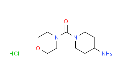 CAS No. 1211474-97-3, 1-(4-morpholinylcarbonyl)-4-piperidinamine hydrochloride