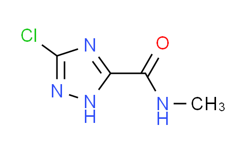 CAS No. 1232800-16-6, 3-chloro-N-methyl-1H-1,2,4-triazole-5-carboxamide