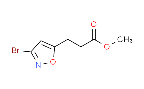 CAS No. 861543-76-2, methyl 3-(3-bromo-5-isoxazolyl)propanoate