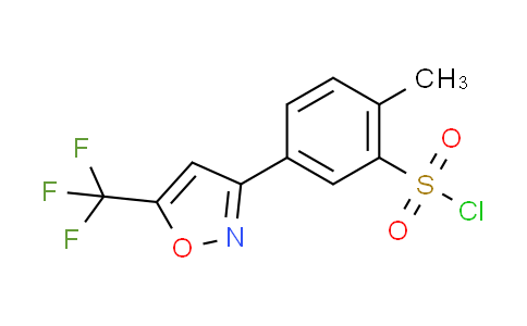 CAS No. 936074-62-3, 2-methyl-5-[5-(trifluoromethyl)-3-isoxazolyl]benzenesulfonyl chloride