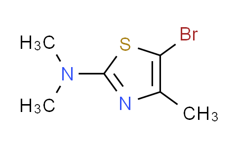 CAS No. 874508-77-7, 5-bromo-N,N,4-trimethyl-1,3-thiazol-2-amine