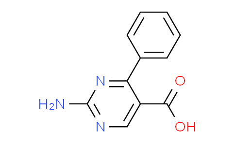 CAS No. 91093-42-4, 2-amino-4-phenyl-5-pyrimidinecarboxylic acid
