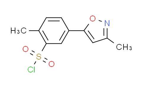 CAS No. 1284186-31-7, 2-methyl-5-(3-methyl-5-isoxazolyl)benzenesulfonyl chloride