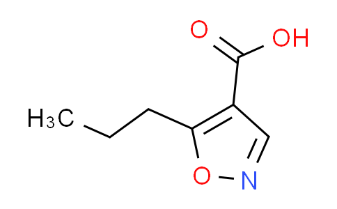 CAS No. 134541-04-1, 5-propyl-4-isoxazolecarboxylic acid