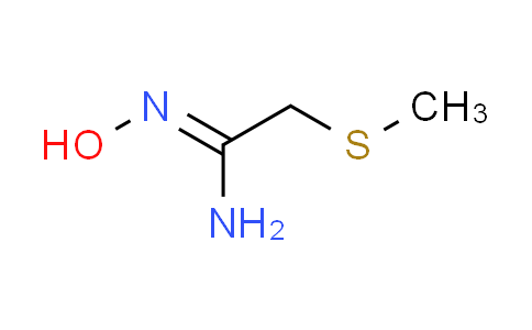 CAS No. 104608-67-5, (1Z)-N'-hydroxy-2-(methylthio)ethanimidamide