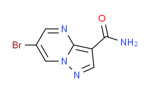 CAS No. 1243249-99-1, 6-bromopyrazolo[1,5-a]pyrimidine-3-carboxamide