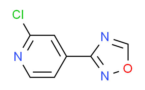 CAS No. 1268334-96-8, 2-chloro-4-(1,2,4-oxadiazol-3-yl)pyridine