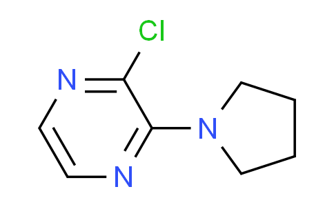 CAS No. 1209459-63-1, 2-chloro-3-(1-pyrrolidinyl)pyrazine