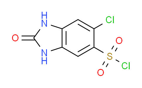 CAS No. 852998-89-1, 6-chloro-2-oxo-2,3-dihydro-1H-benzimidazole-5-sulfonyl chloride