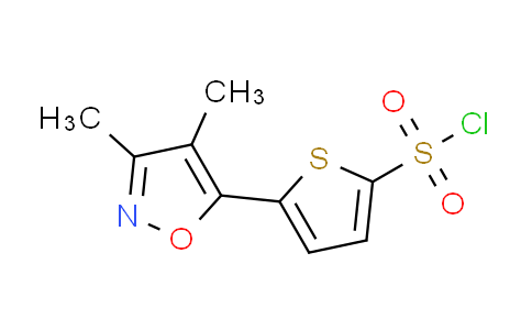 CAS No. 1279219-52-1, 5-(3,4-dimethyl-5-isoxazolyl)-2-thiophenesulfonyl chloride