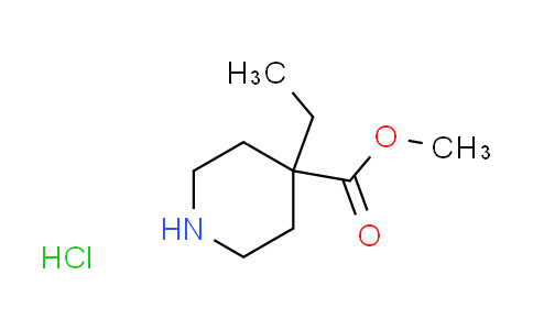 CAS No. 1205749-08-1, methyl 4-ethyl-4-piperidinecarboxylate hydrochloride