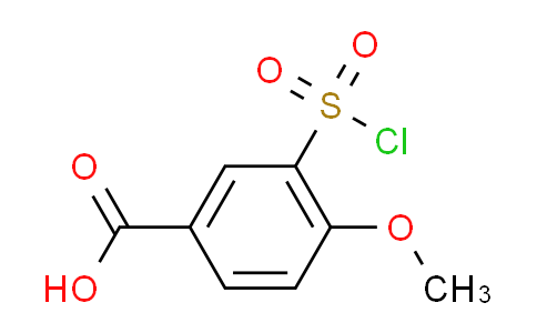 CAS No. 50803-29-7, 3-(chlorosulfonyl)-4-methoxybenzoic acid