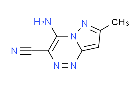 CAS No. 63475-17-2, 4-amino-7-methylpyrazolo[5,1-c][1,2,4]triazine-3-carbonitrile