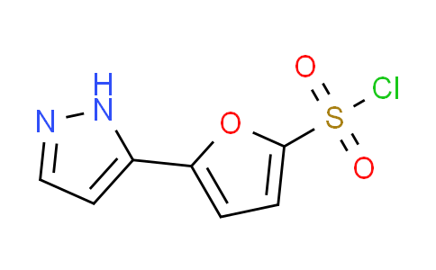 CAS No. 1350521-74-2, 5-(1H-pyrazol-5-yl)-2-furansulfonyl chloride