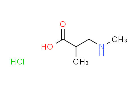 CAS No. 1240529-48-9, 2-methyl-3-(methylamino)propanoic acid hydrochloride