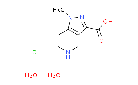CAS No. 1256643-10-3, 1-methyl-4,5,6,7-tetrahydro-1H-pyrazolo[4,3-c]pyridine-3-carboxylic acid hydrochloride dihydrate