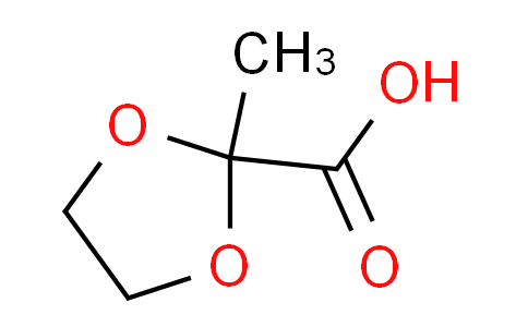 CAS No. 5736-04-9, 2-methyl-1,3-dioxolane-2-carboxylic acid