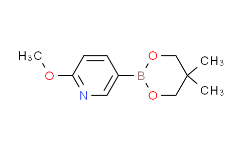 CAS No. 1022094-44-5, 5-(5,5-dimethyl-1,3,2-dioxaborinan-2-yl)-2-methoxypyridine