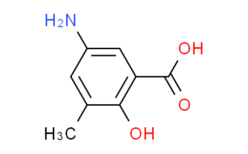CAS No. 6265-14-1, 5-amino-2-hydroxy-3-methylbenzoic acid