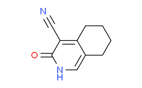 CAS No. 53661-31-7, 3-oxo-2,3,5,6,7,8-hexahydro-4-isoquinolinecarbonitrile