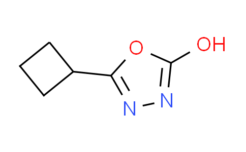 CAS No. 1255147-05-7, 5-cyclobutyl-1,3,4-oxadiazol-2-ol