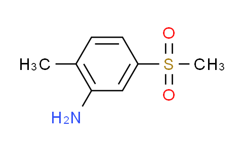 CAS No. 1671-48-3, 2-methyl-5-(methylsulfonyl)aniline