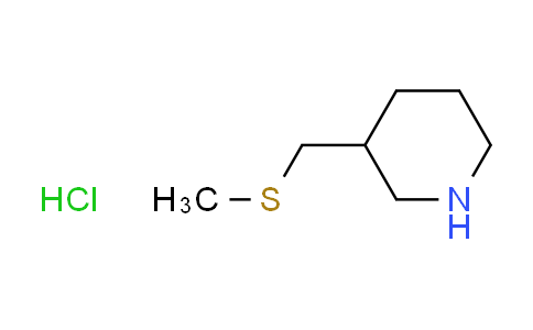 CAS No. 1211487-14-7, 3-[(methylthio)methyl]piperidine hydrochloride