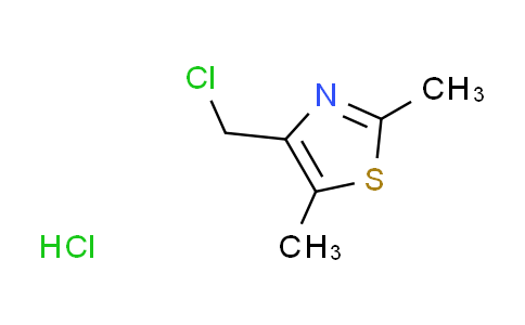 CAS No. 1423025-02-8, 4-(chloromethyl)-2,5-dimethyl-1,3-thiazole hydrochloride