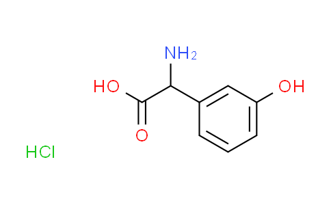 CAS No. 81017-73-4, amino(3-hydroxyphenyl)acetic acid hydrochloride
