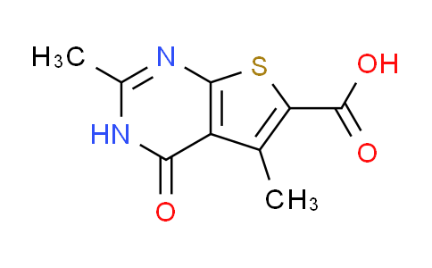 CAS No. 146628-89-9, 2,5-dimethyl-4-oxo-3,4-dihydrothieno[2,3-d]pyrimidine-6-carboxylic acid