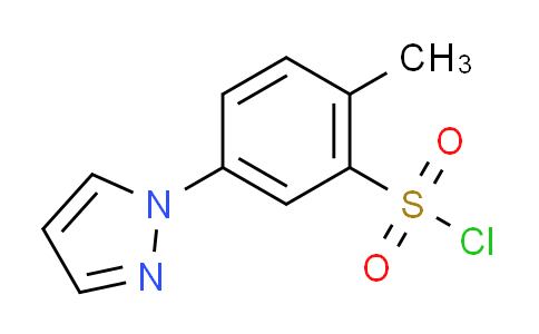 CAS No. 1219589-06-6, 2-methyl-5-(1H-pyrazol-1-yl)benzenesulfonyl chloride