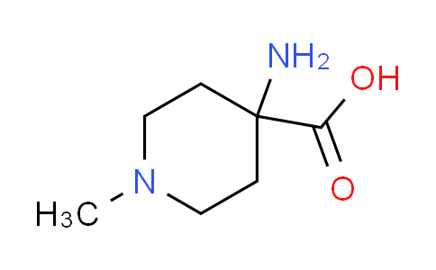 CAS No. 15580-66-2, 4-amino-1-methyl-4-piperidinecarboxylic acid