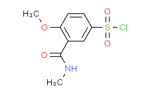 CAS No. 918933-10-5, 4-methoxy-3-[(methylamino)carbonyl]benzenesulfonyl chloride