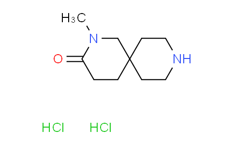 CAS No. 1609409-16-6, 2-methyl-2,9-diazaspiro[5.5]undecan-3-one dihydrochloride