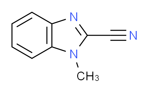 CAS No. 5805-74-3, 1-methyl-1H-benzimidazole-2-carbonitrile