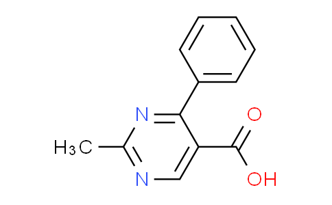 CAS No. 127958-10-5, 2-methyl-4-phenyl-5-pyrimidinecarboxylic acid