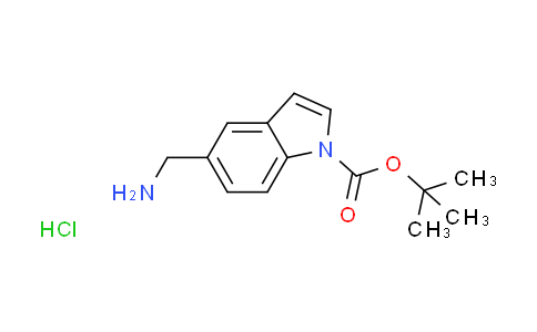 CAS No. 1390654-71-3, tert-butyl 5-(aminomethyl)-1H-indole-1-carboxylate hydrochloride