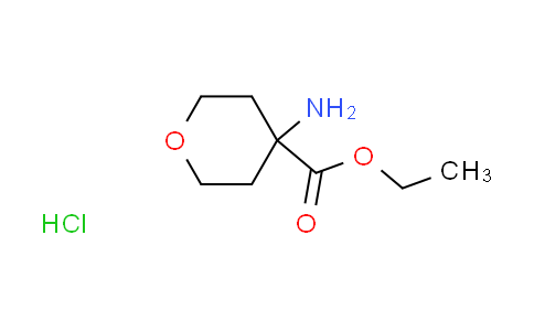 CAS No. 255390-15-9, ethyl 4-aminotetrahydro-2H-pyran-4-carboxylate hydrochloride
