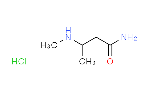 CAS No. 28312-84-7, 3-(methylamino)butanamide hydrochloride