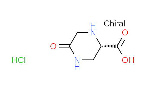 CAS No. 1621961-57-6, (2S)-5-oxo-2-piperazinecarboxylic acid hydrochloride